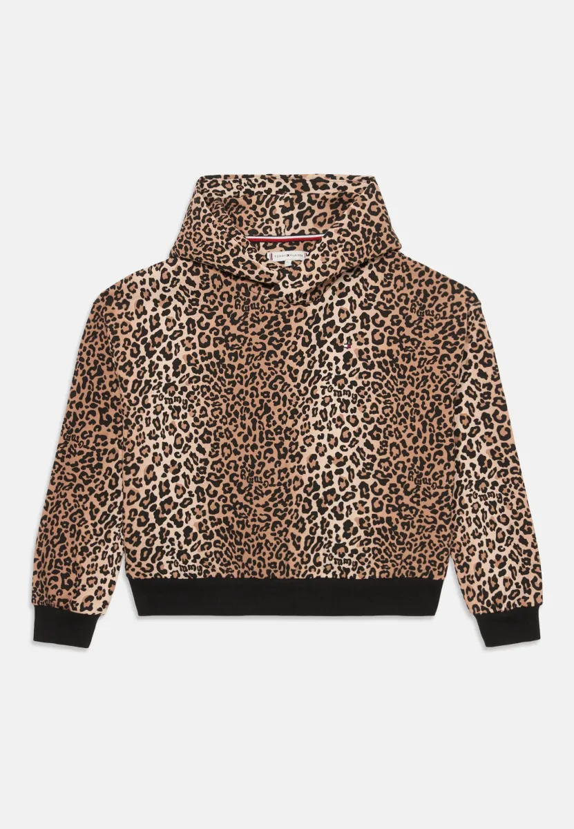 LEOPARD HOODIE - Sweatshirt - multi-coloured