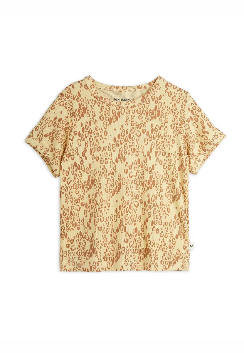 LEOPARD TEE UNISEX - T-Shirt print - beige