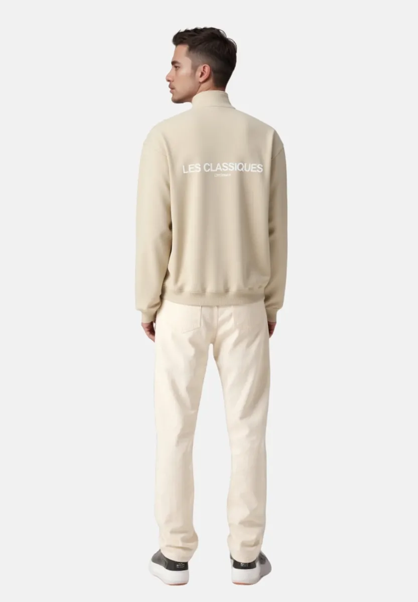 LES CLASSIQUES TROYER - Sweatshirt - beige