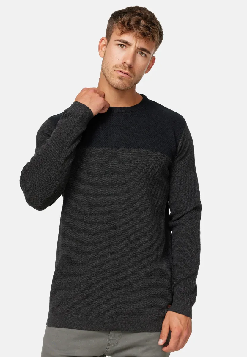 LESIM - Strickpullover - black