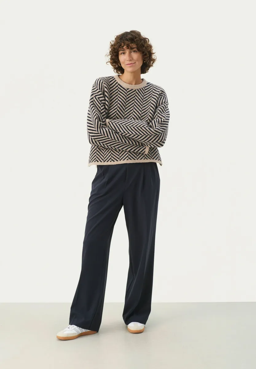 LESLYPW - Strickpullover - french oak jacquard