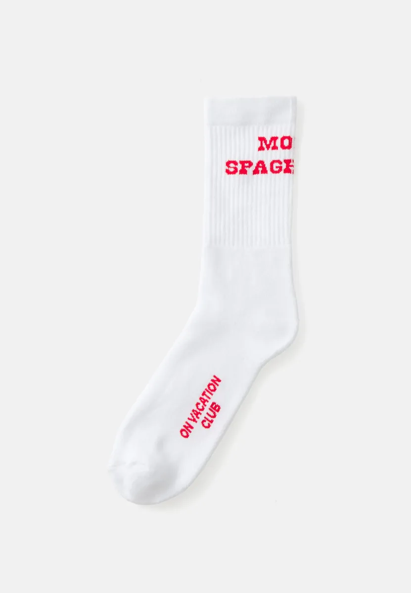 LESS UPSETTI TENNIS SOCKS UNISEX - Socken - white