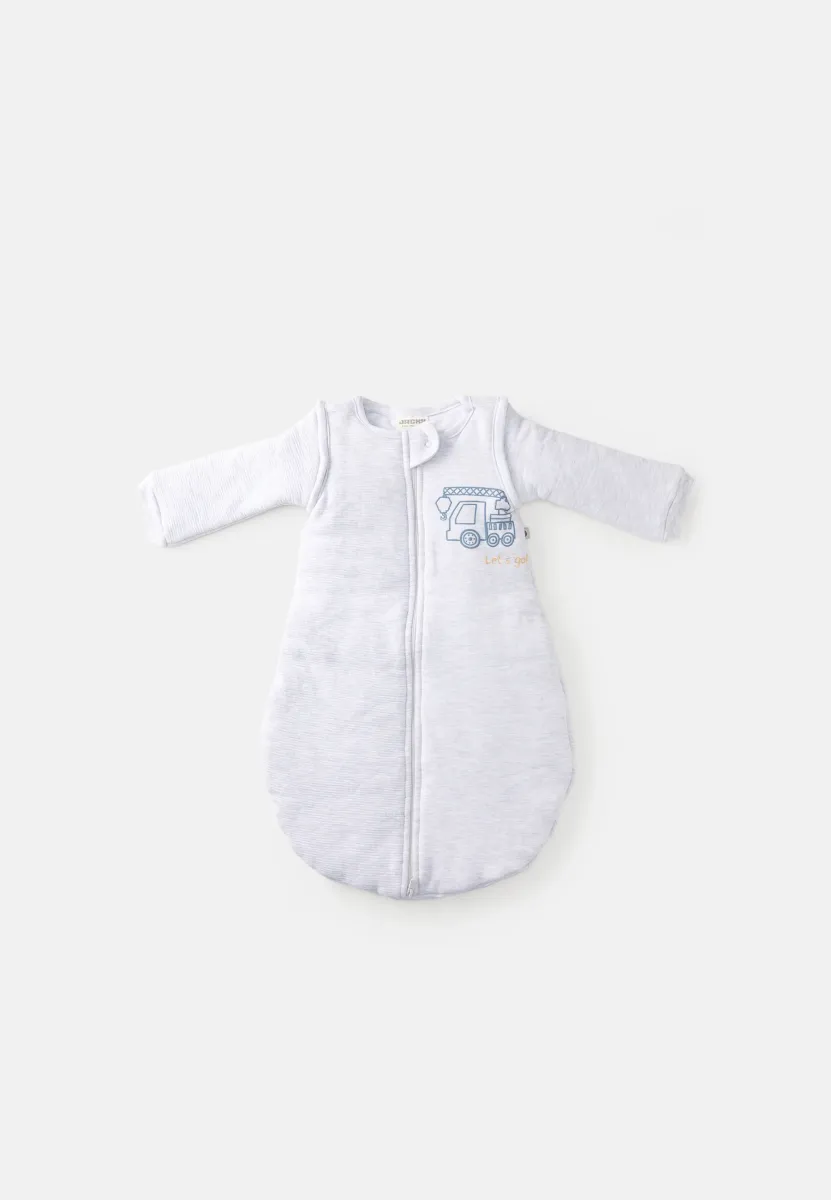 LETS GO UNISEX - Nachtwäsche Schlafsack - light grey melange