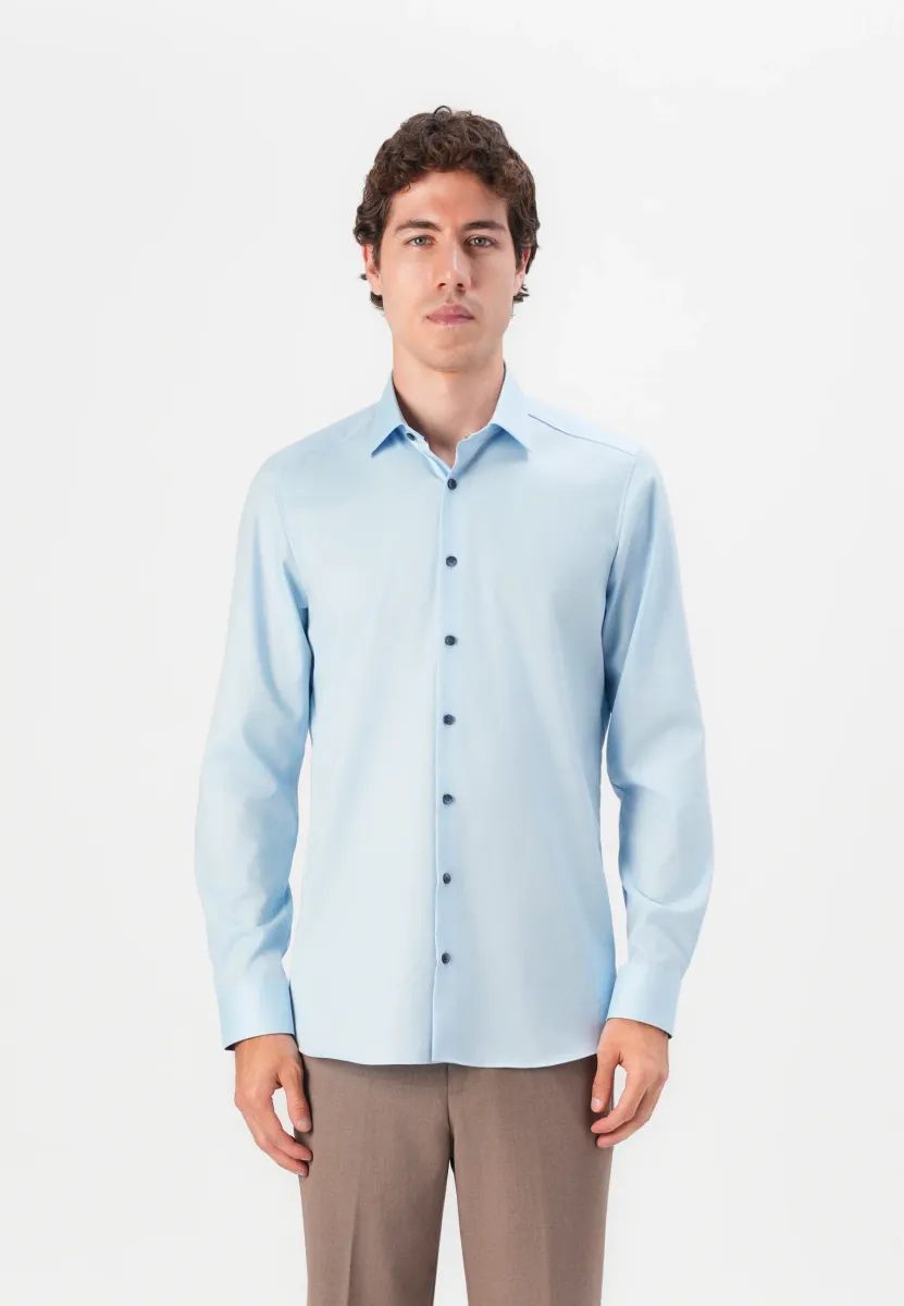 LEVEL - Hemd - bleu