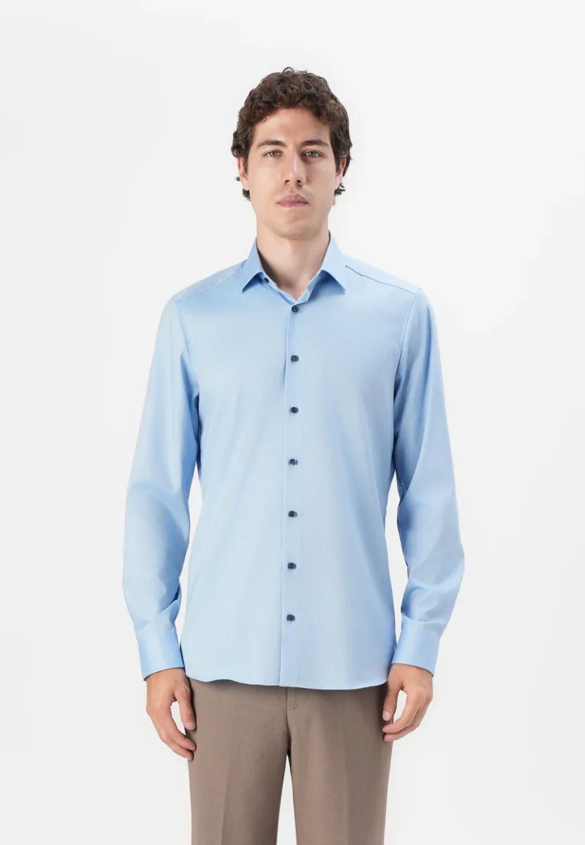 LEVEL - Hemd - bleu