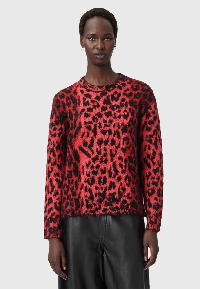 LEX - Strickpullover - crimson red