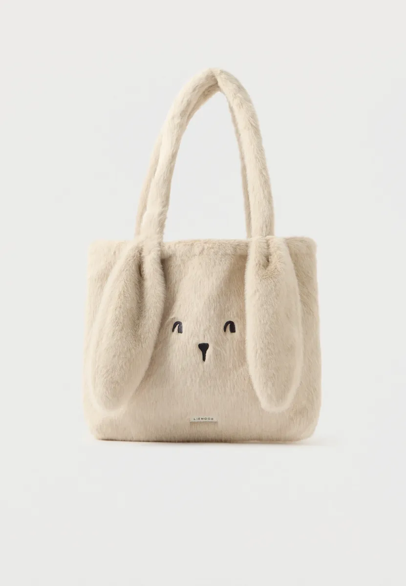 LEXI PLUSH RABBIT TOTEBAG UNISEX - Shopping Bag - beige