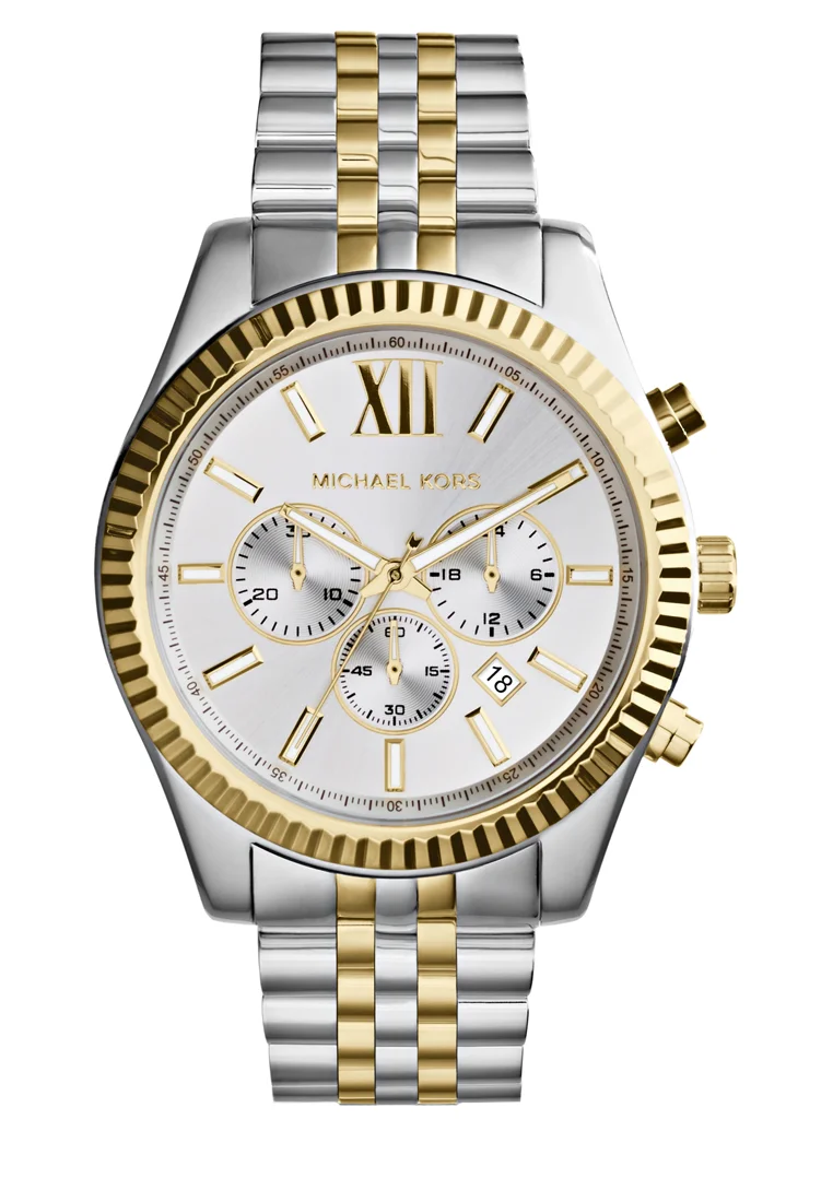 LEXINGTON - Chronograph - silver-coloured/gold-coloured