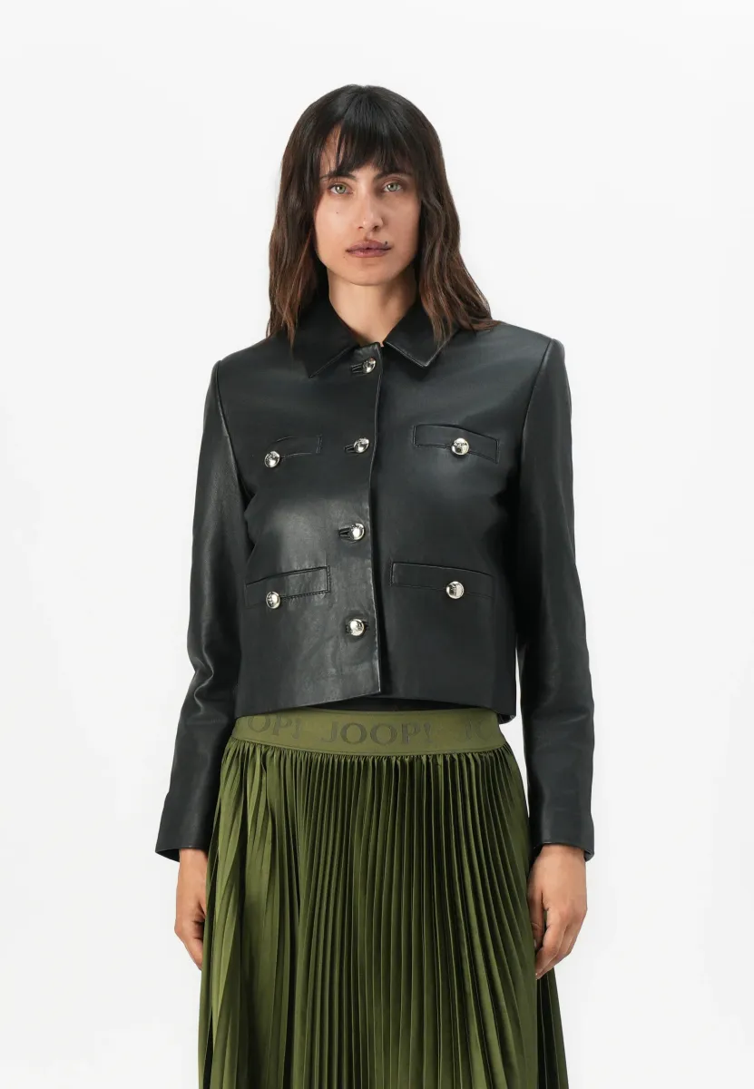 LIA - Lederjacke - black