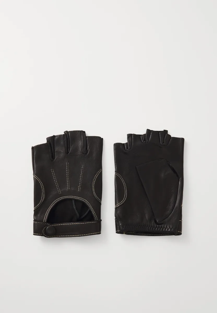 LIAM - Kurzfingerhandschuh - noir