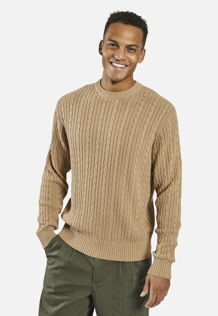 LIAM REGULAR FIT - Strickpullover - beige