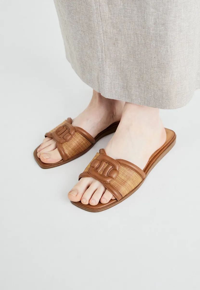 LIAUDIN  PILLOW WALK FLEX - Riemensandalette - dark brown