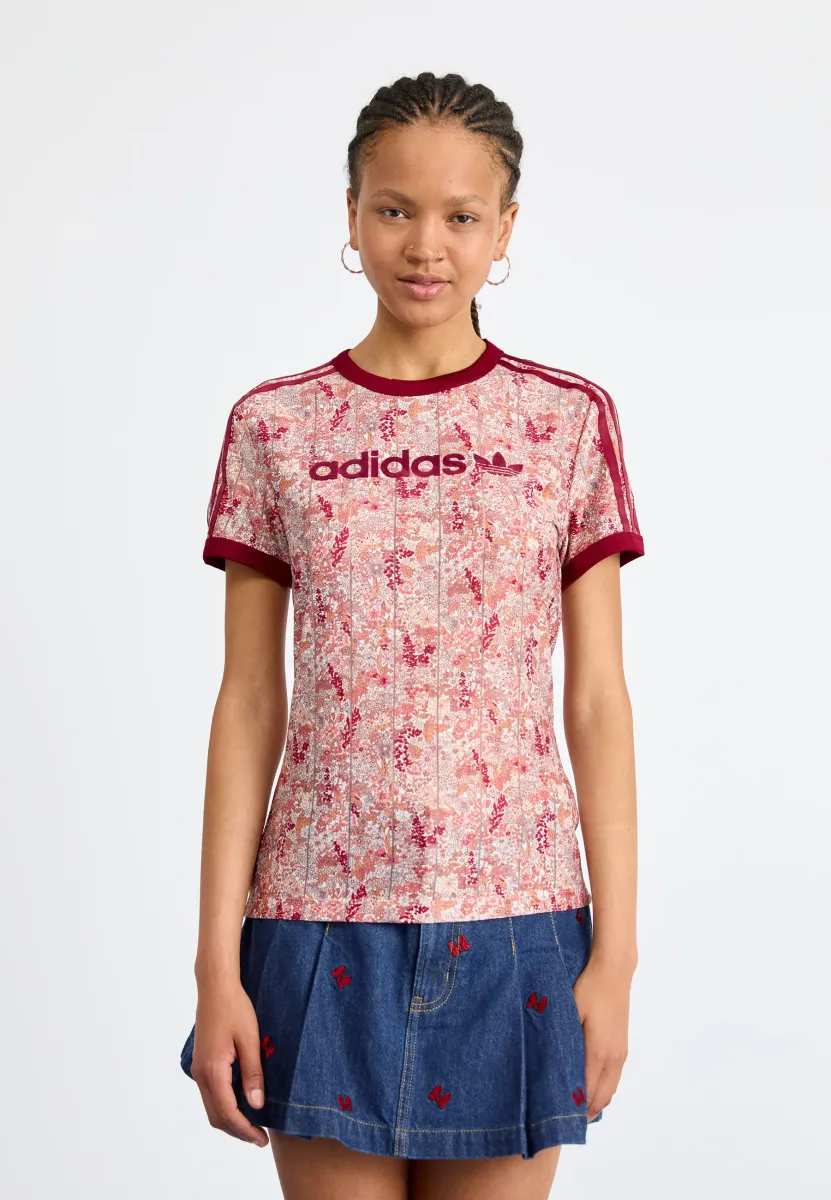LIBERTY CALI  - T-Shirt print - multicolor/wonder quartz/ambient blush/collegiate burgundy