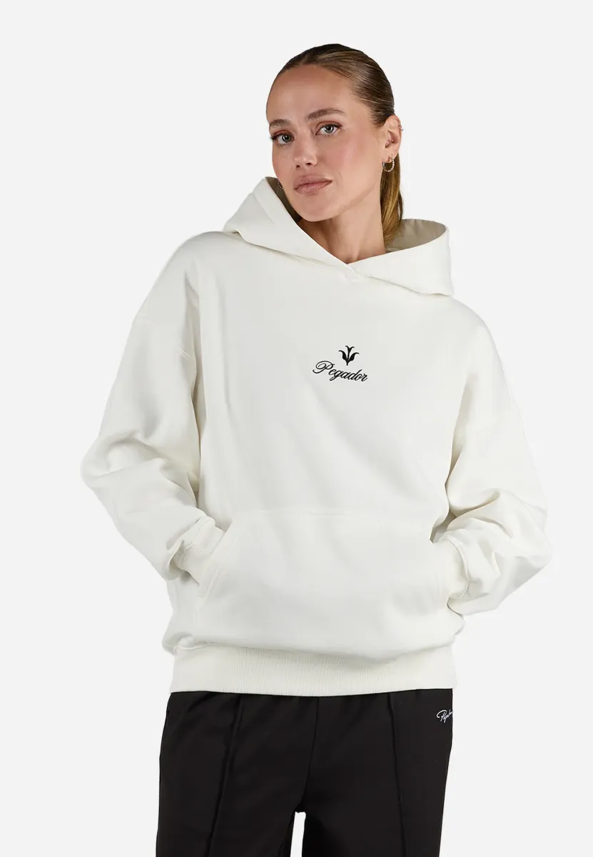 LIDA OVERSIZED HOODIE - Sweatshirt - washed warm white