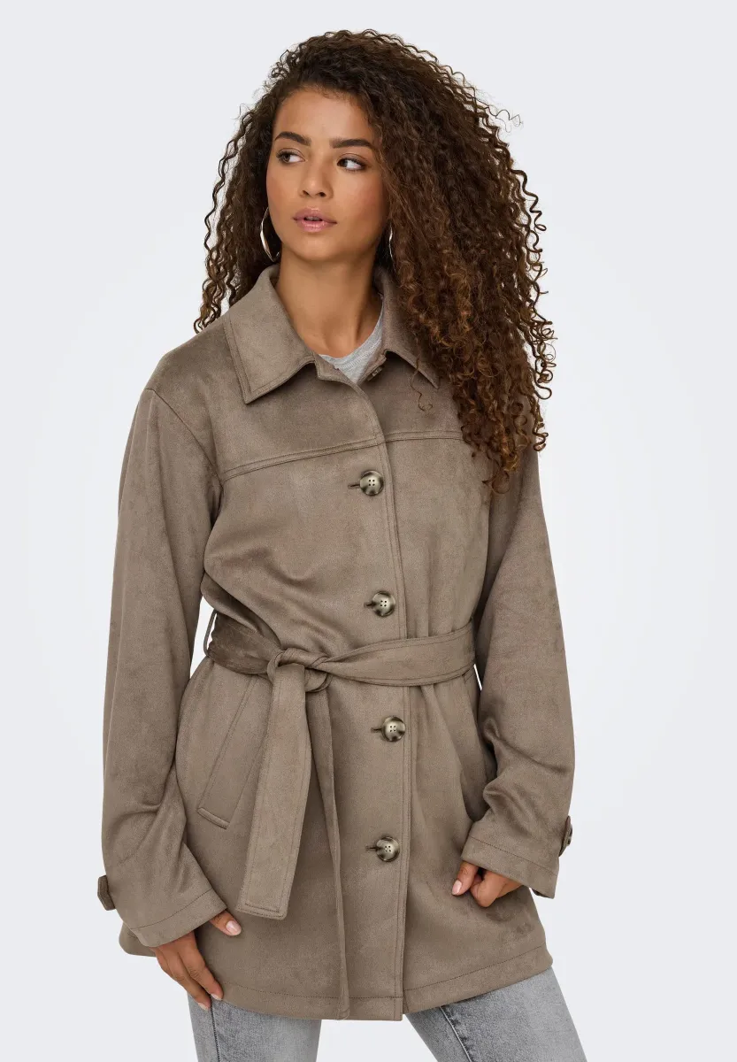 LIFE ONLDIANE CC OTW - Kunstlederjacke - brown