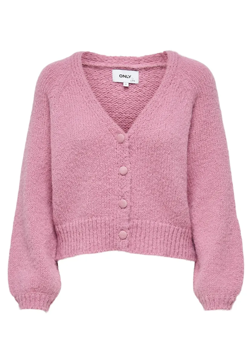 LIFE - Strickjacke - pink carnation