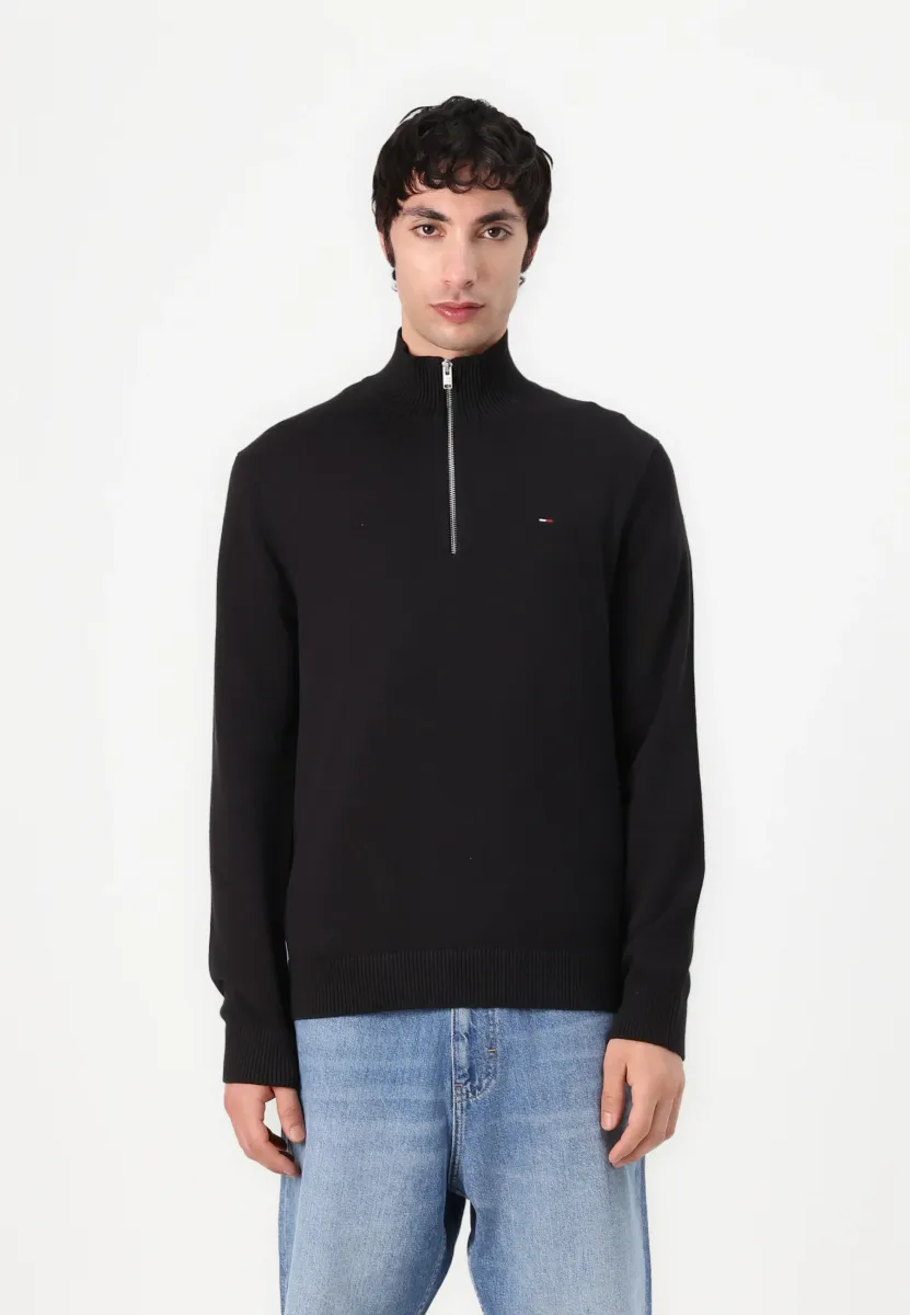 LIGHT - Strickpullover - black