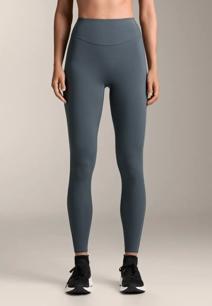 LIGHT-TOUCH HIGH RISE 65cm ANKLE-LENGTH WITH POCKETS - Leggings - Hosen - grey