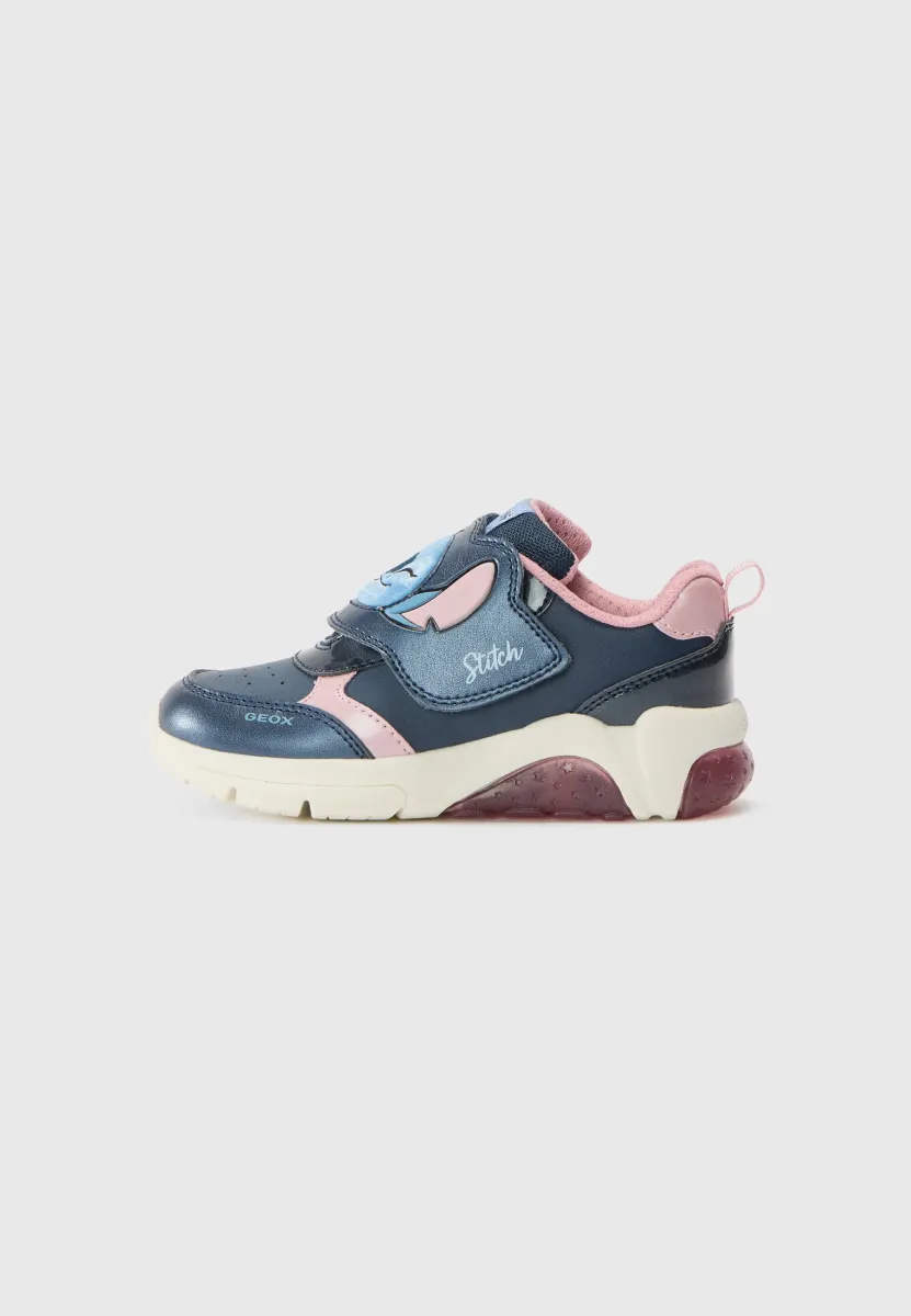 LIGHT UP LILO STITCH - Sneaker low - navy/pink