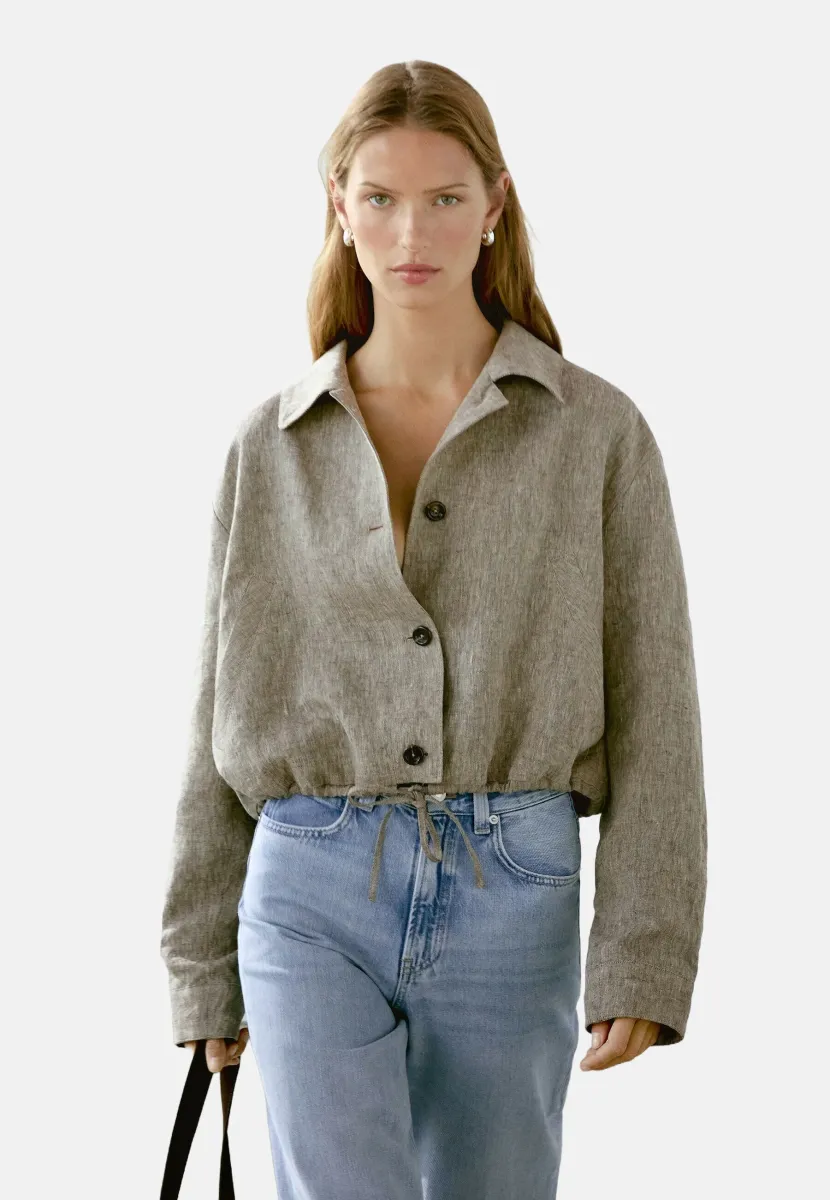 LIGHTWEIGHT BOMBER NECK - Leichte Jacke - grey
