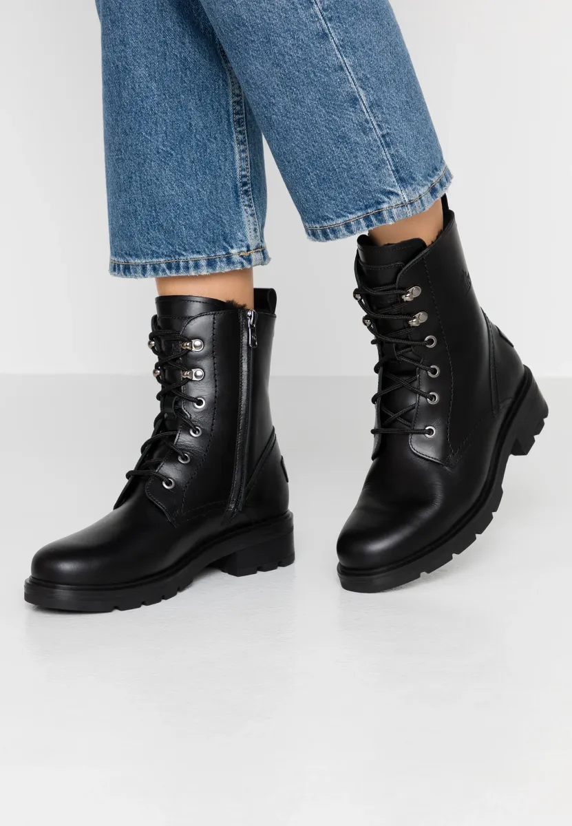 LILIAN IGLOO - Schnürstiefelette - black