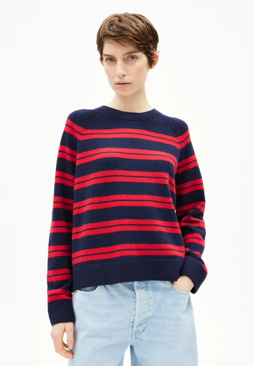 LILIRIAA  - Strickpullover - tinted navy candy apple