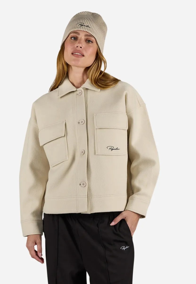 LILLE OVERSIZED OVERSHIRT - Hemdbluse - stone