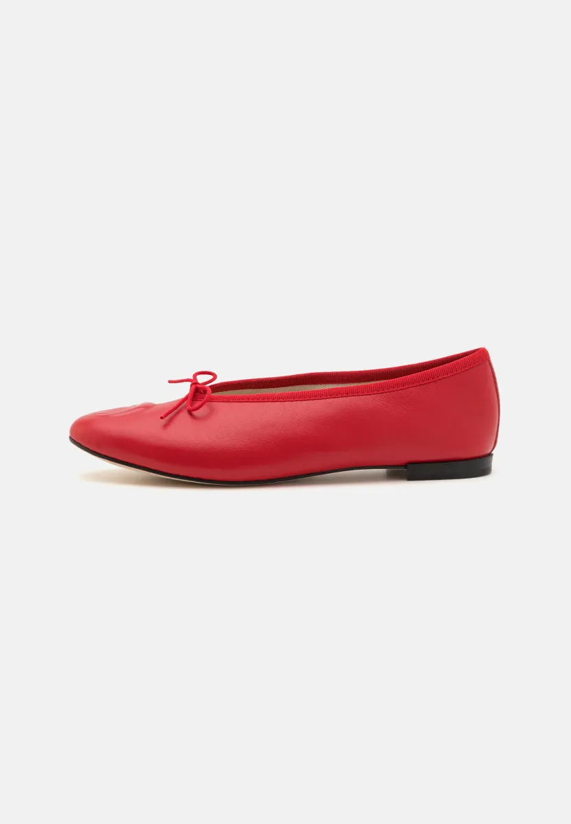 LILOU - Klassischer Ballerina - dark red