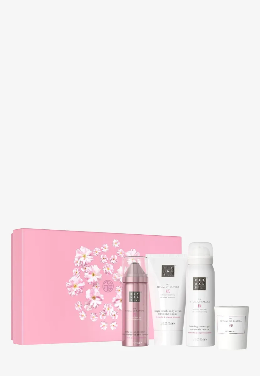 LIMITED EDITION - SMALL BATH & BODY GIFT SET-THE RITUAL OF SAKURA - FLORAL CHERRY BLOSSOM &RICE MILK - Körperpflegeset
