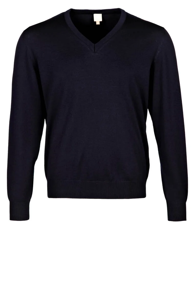 LINE V-AUSSCHNITT - Strickpullover - marine