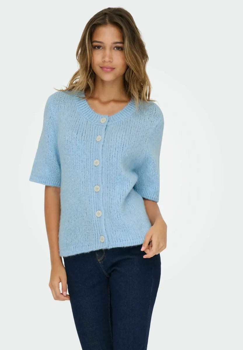 LINEA - Strickjacke - cashmere blue