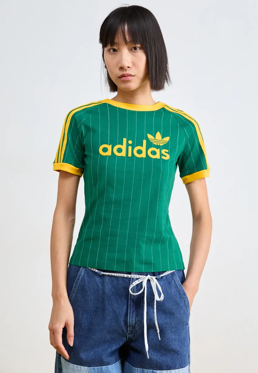 LINEAR GRAPHIC CALIFORNIA - T-Shirt print - collegiate green/off white