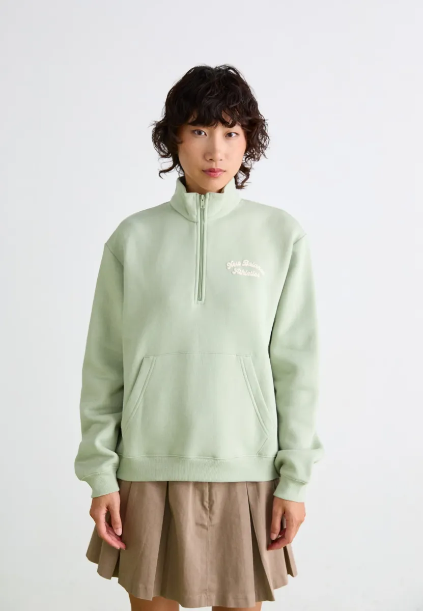 LINEAR HERITAGE HALF ZIP - Sweatshirt - green