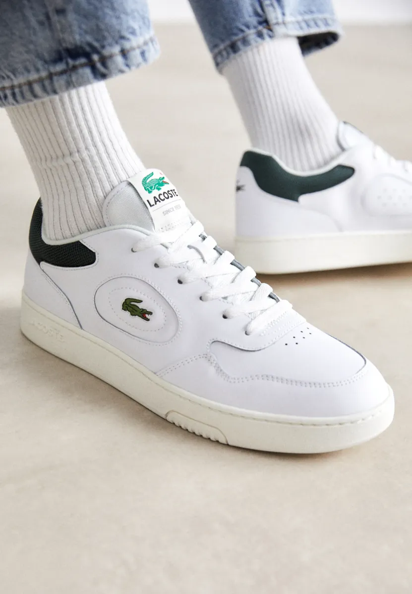 LINESET 223 - Sneaker low - white/dark green