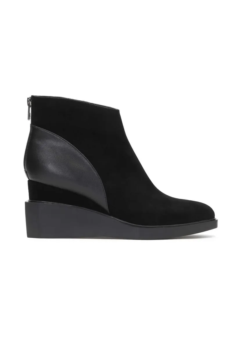 LINET  - Keilstiefelette - black