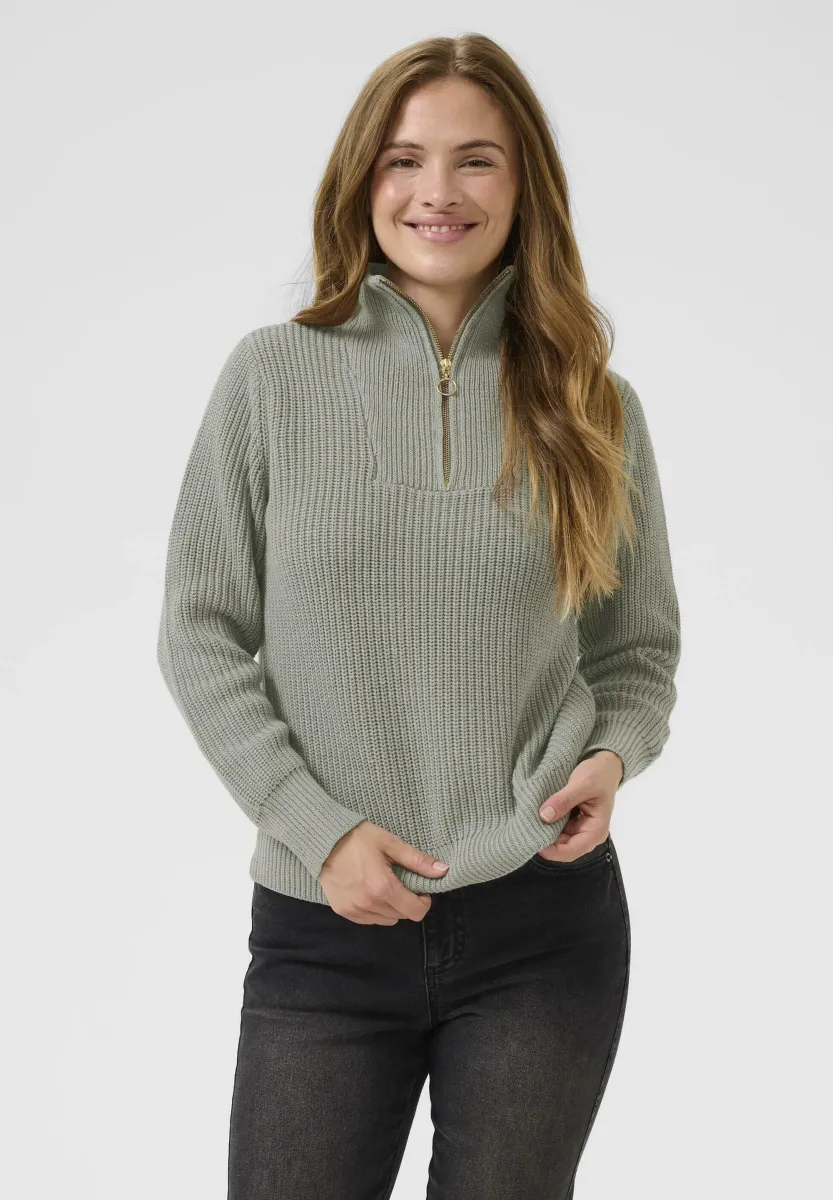 LIOA - Strickpullover - grey melange