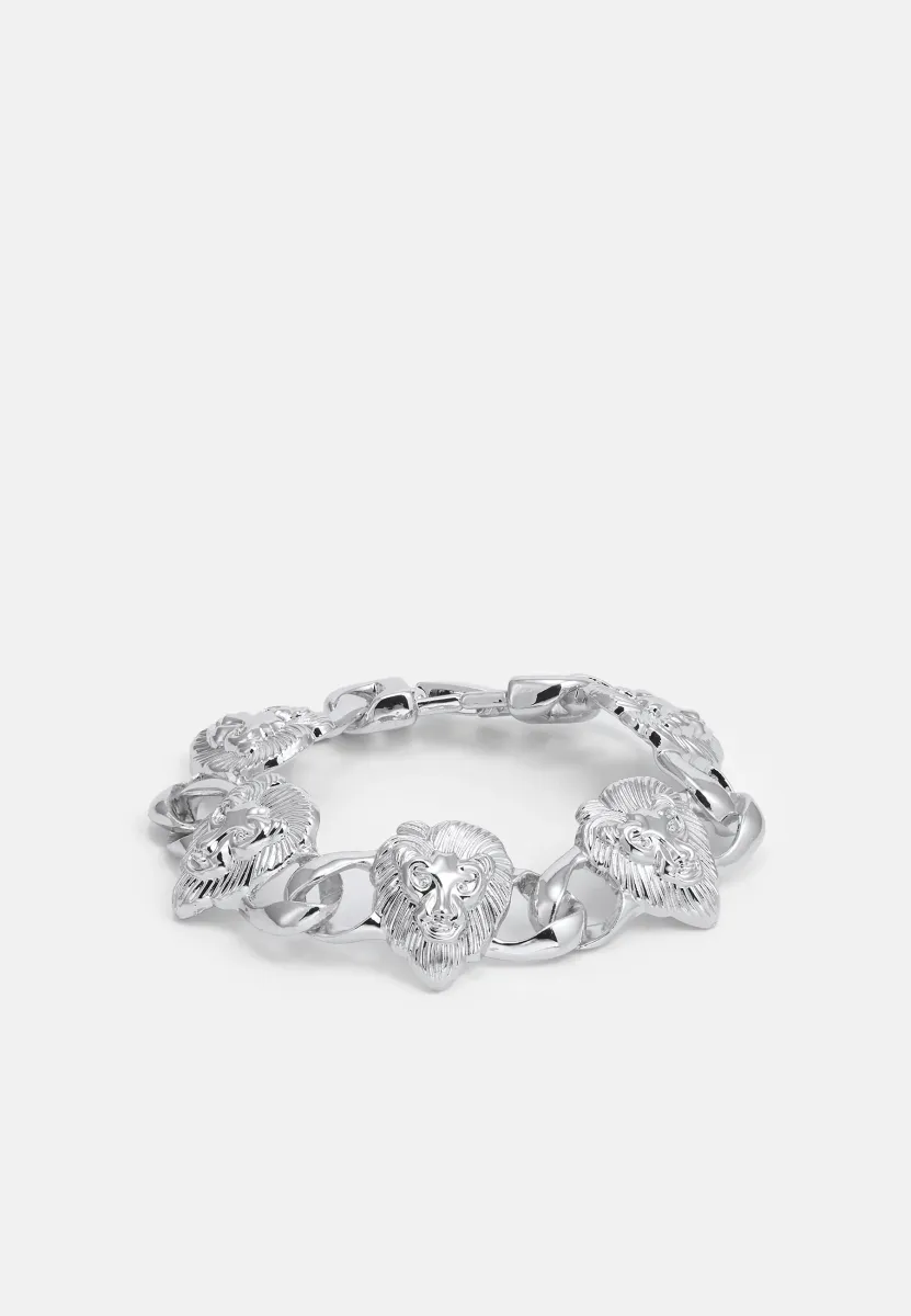 LION BRACELET UNISEX - Armband - silver-coloured