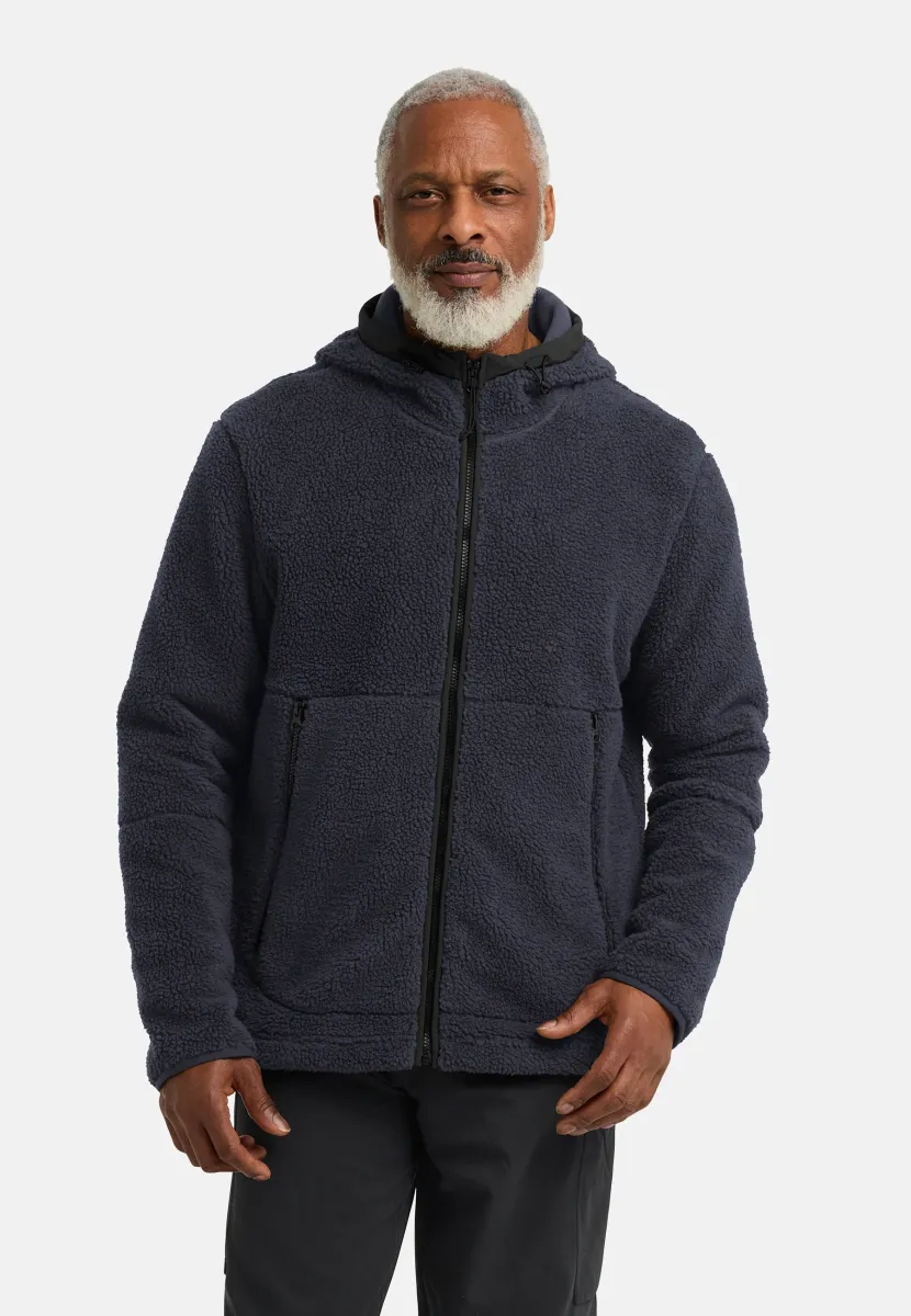 LITE HOODED - Fleecejacke - dark navy