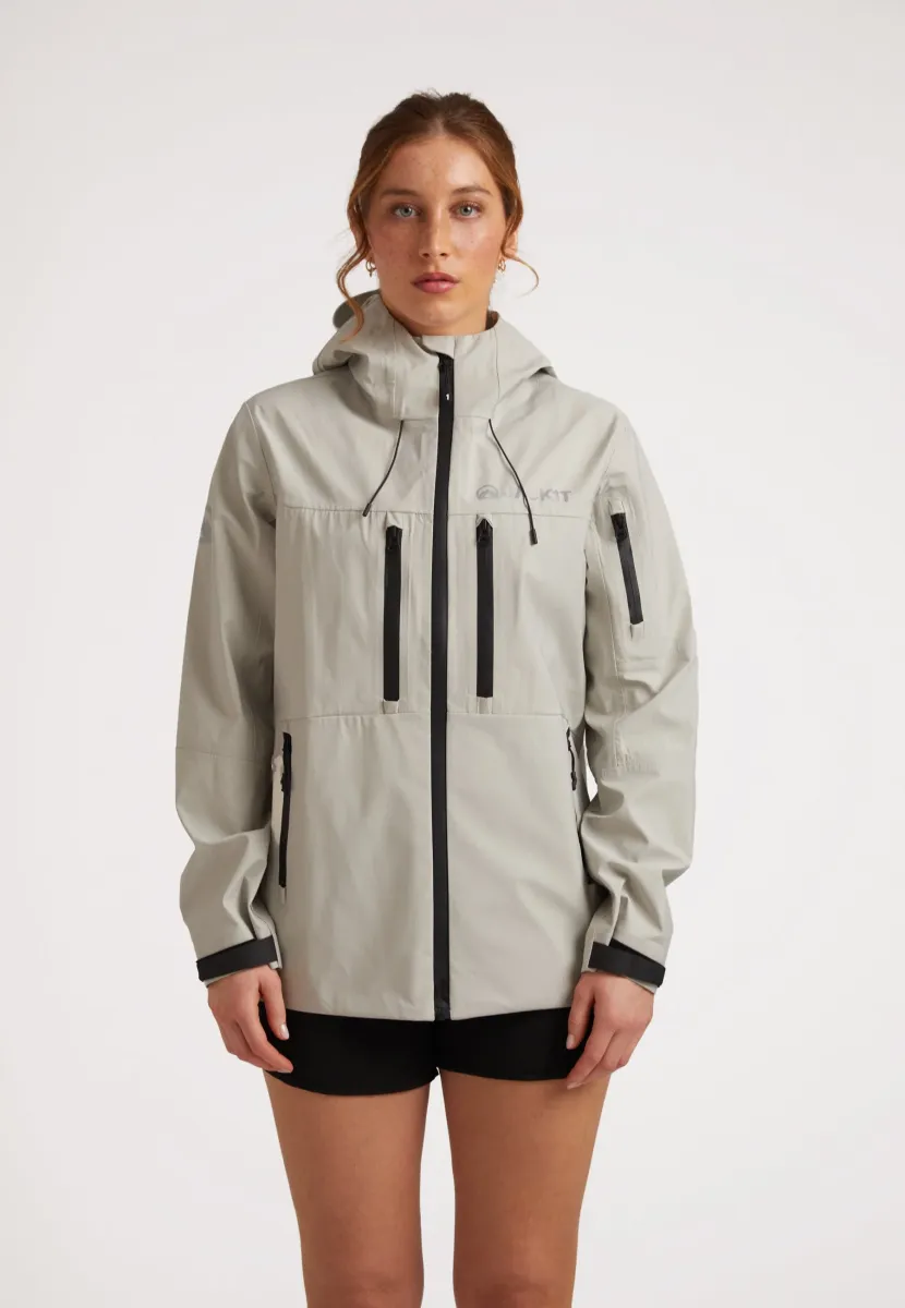LITHIUM HOODED WATERPROOF - Windbreaker - OFF WHITE