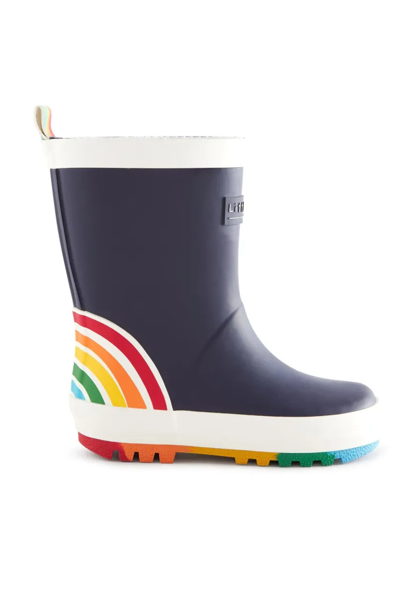 LITTLE BIRD BY JOOLS OLIVER RAINBOW WELLY BOOTS - Gummistiefel - navy