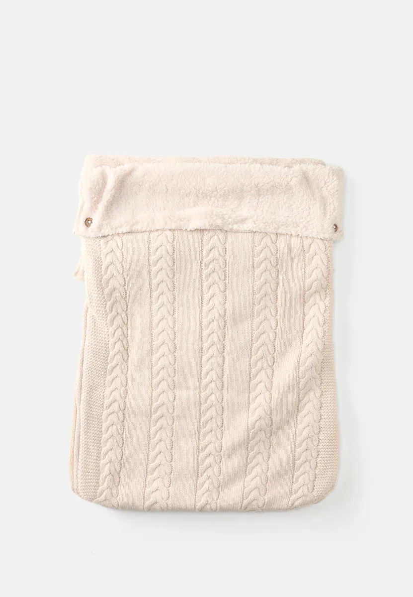 LITTLE FRIENDS CLUB - Nachtwäsche Schlafsack - beige melange/off-white