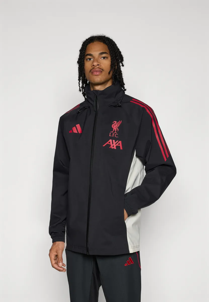 LIVERPOOL FC 25/26 TIRO RAIN JACKET - Vereinsmannschaften - black