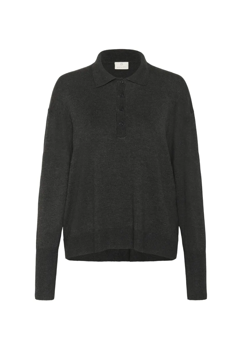 LIZZA - Strickpullover - dark grey melange