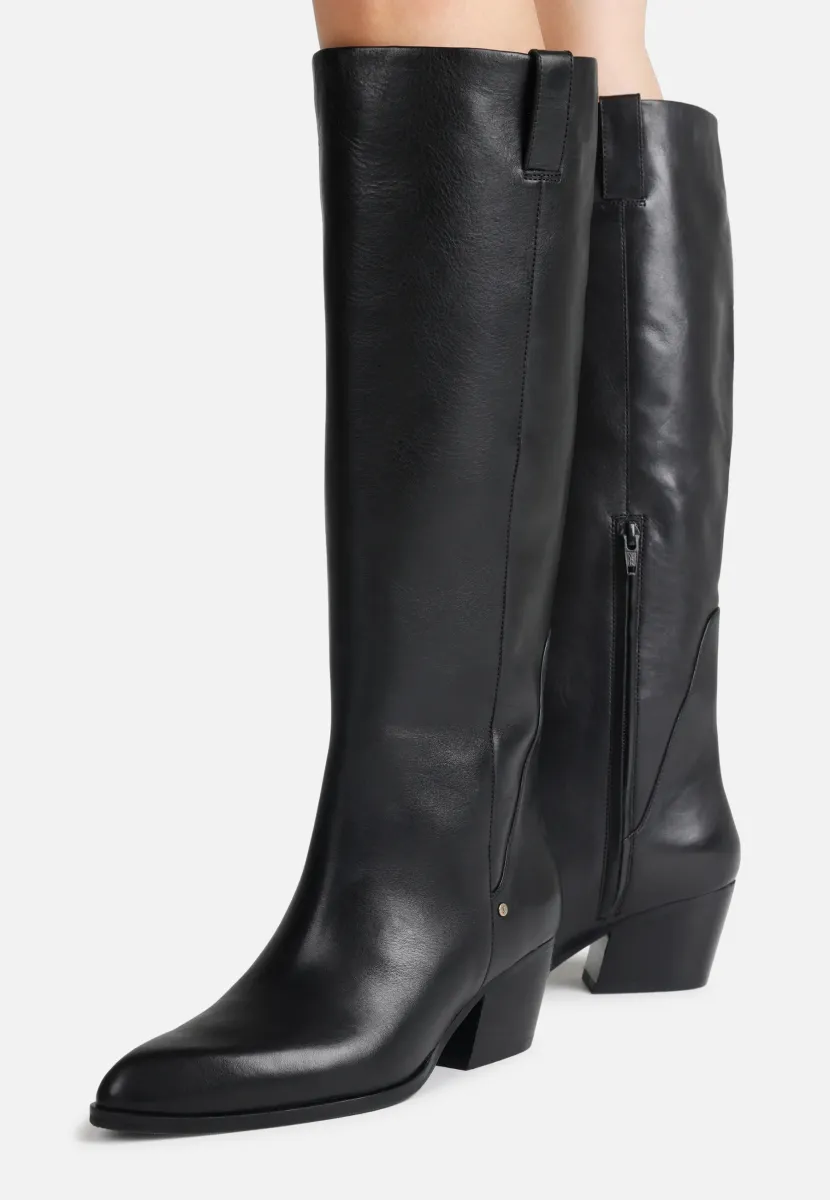 LIZZY - Cowboy-/Bikerboot - coffee bean