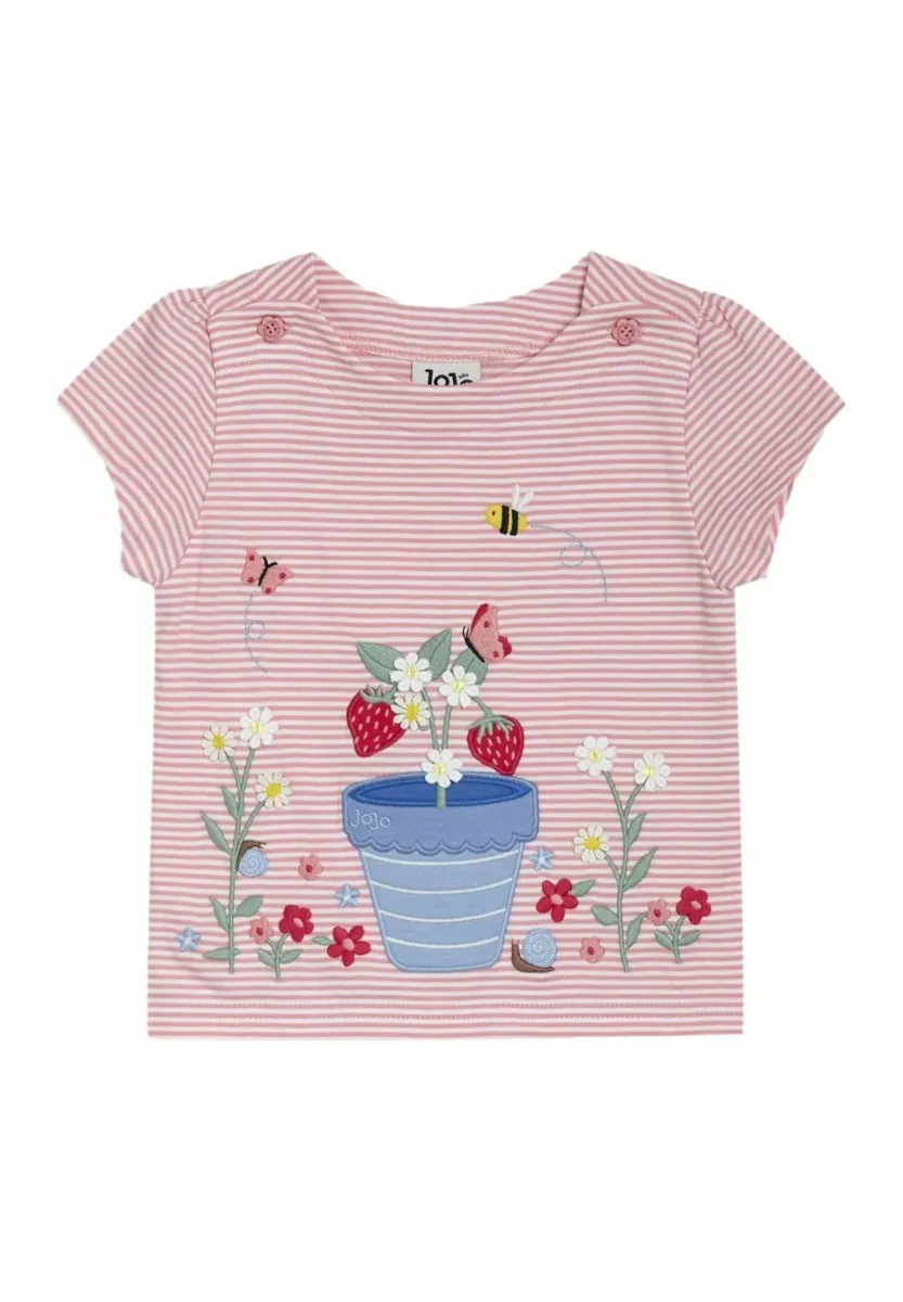 LLAMA APPLIQUÉ - REGULAR FIT - T-Shirt print - pink strawberry