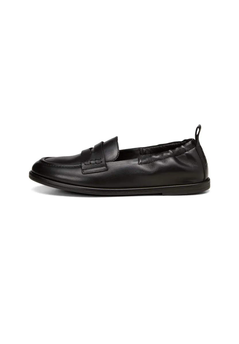 LOAFER MIT ELASTISCHER  - Slipper - black