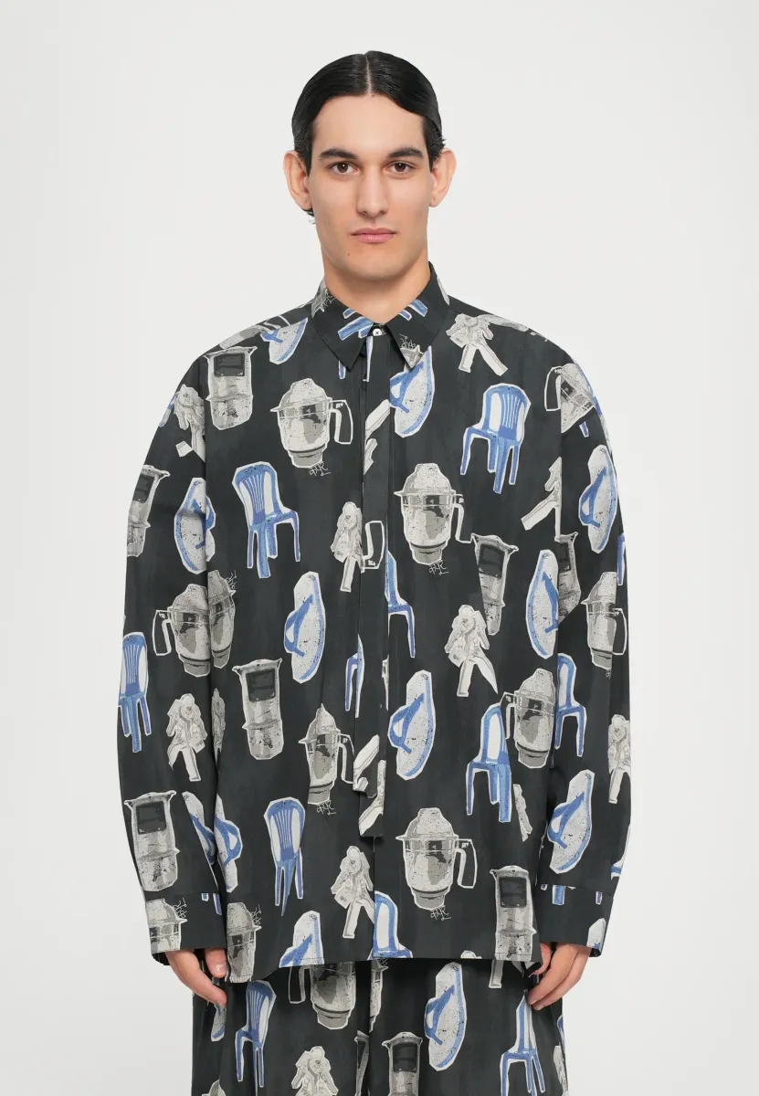 LOCAL OBJECTS OVERSIZE SHIRT - Hemd - multi-coloured