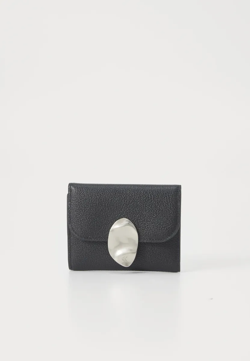LOCK SLOUCHY TRIFOLD - Geldbörse - black
