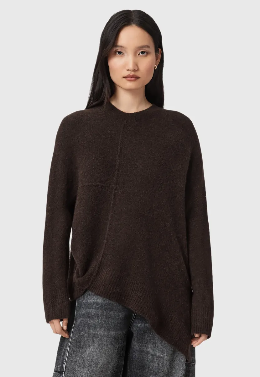 LOCK - Strickpullover - oxblood red