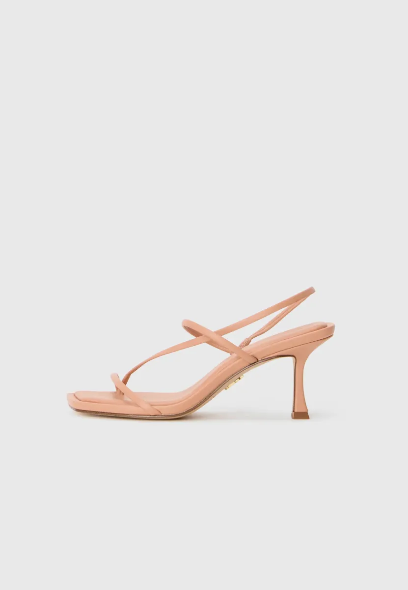 LOCKE - High Heel Sandalette - clay